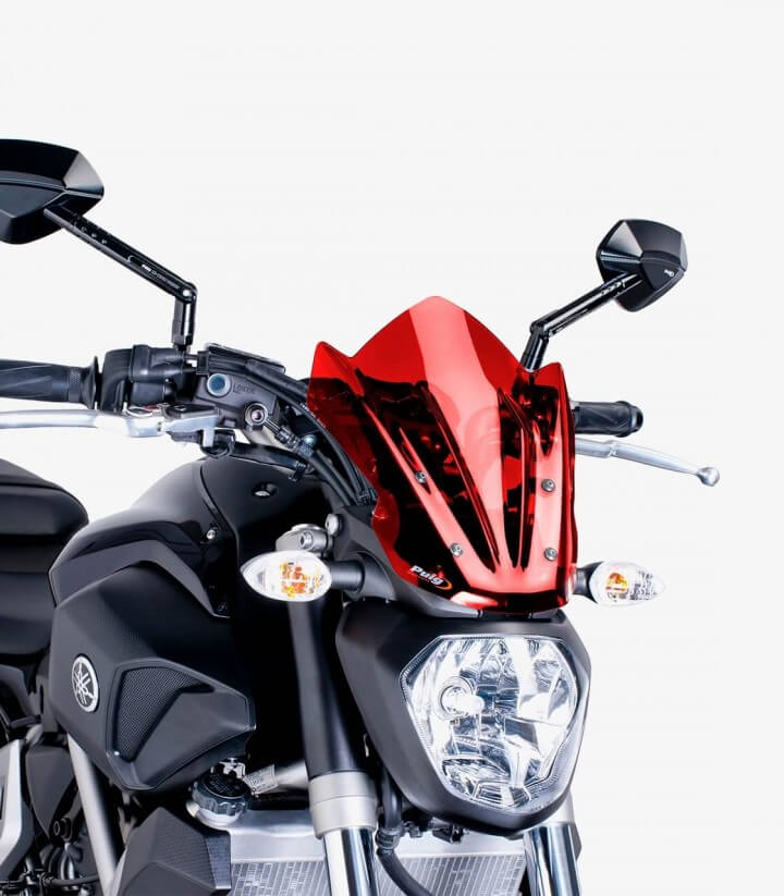 Cúpula Puig Naked New Generation Sport Yamaha MT-07 Rojo 7015R