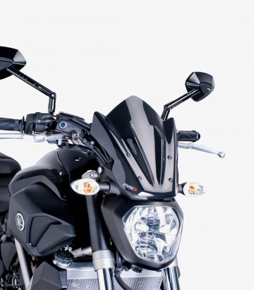 Windschild Puig New Generation Sport Yamaha MT-07 (14-17) Carbon-Optik 7015C