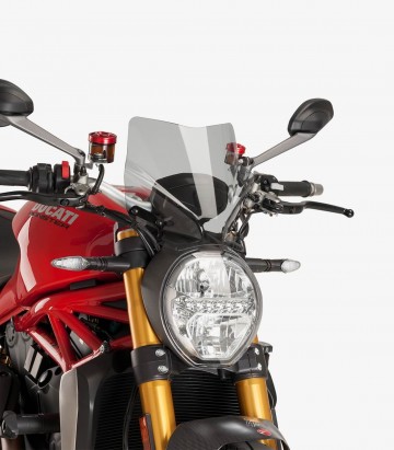 Cúpula Puig Naked New Generation Sport Ducati Monster 797/821/1200 R/S  Ahumado 7013H