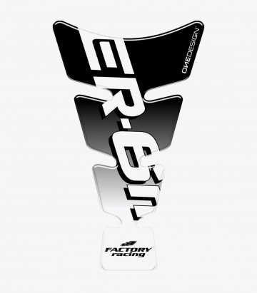 Kawasaki ER-6N Puig Spirit Black Tank Pad 4327N