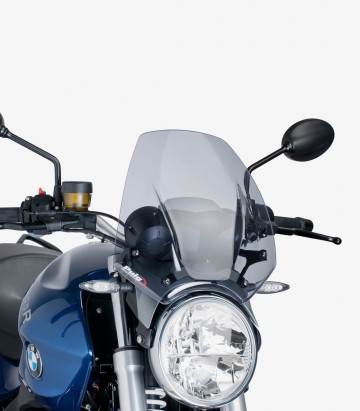 BMW R1200 R Puig Naked New Generation Sport Smoked Windshield 6488H