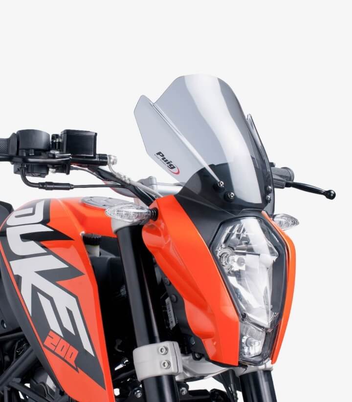 KTM Duke 125/200/390 Puig Naked New Generation Sport Smoked Windshield 6275H