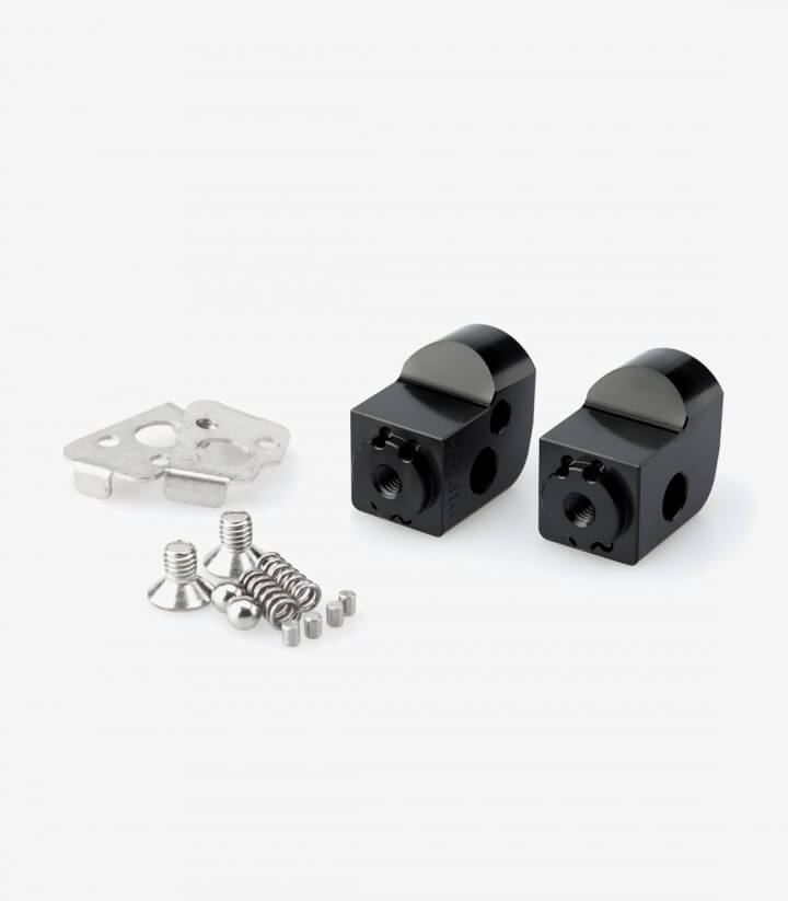 Herrajes regulables estribera pasajero Puig BMW F650GS, F700GS, F800GS 20326N