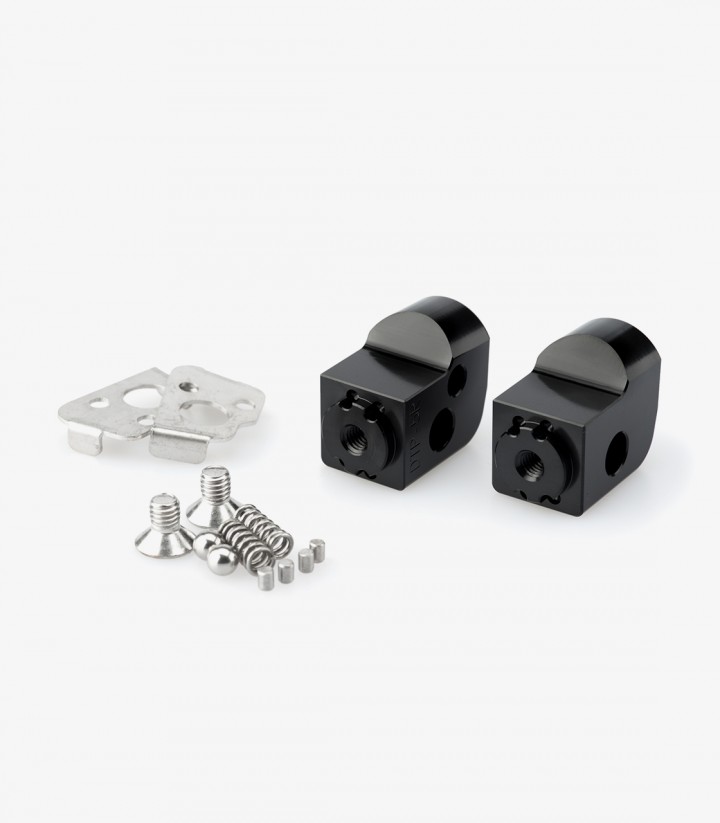 Puig adjustable passenger footpeg adaptor BMW F650GS, F700GS, F800GS 20326N