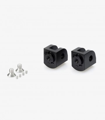 Verstellbare Fußrastenhalter Fahrer Puig Kawasaki Ninja 400/500/7 Hybrid/E-1, Z400/500/E-1, ZX-10R/RR, ZX-4R/RR Ninja 20319N