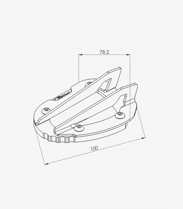 Extensión Pata de Cabra Puig 20173N CRF1000L Africa Twin (16-19)