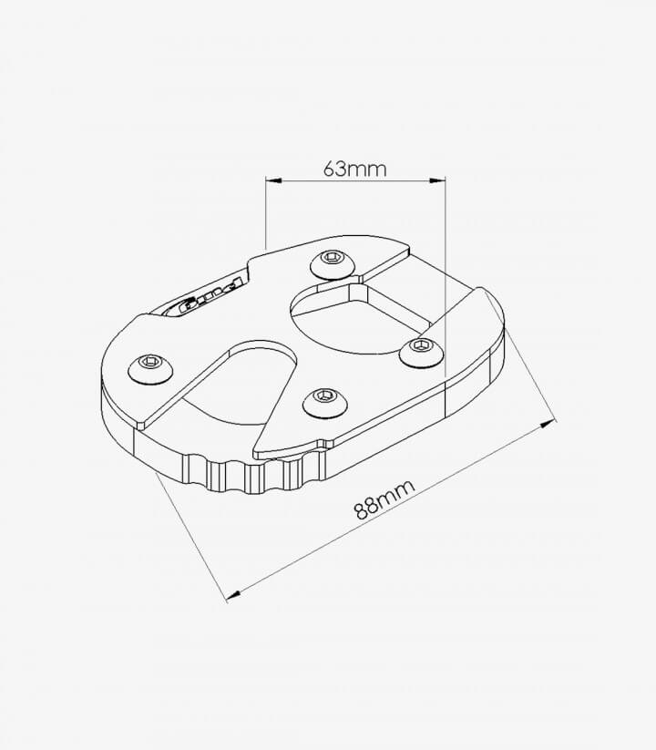 Extensión Pata de Cabra Puig 20182N Yamaha MT-09 (13-20)