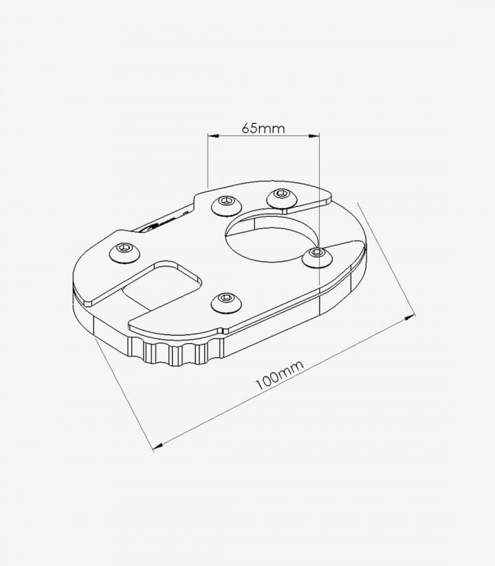 Puig Kickstand Extension 20183N Multiple Yamaha models