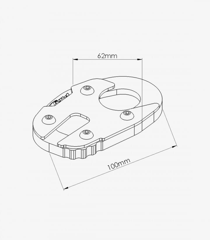 Puig Kickstand Extension 20185N Yamaha Niken, MT-03 (16-25)