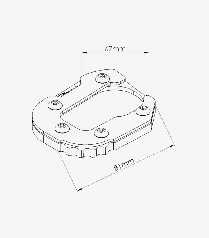 Extensión Pata de Cabra Puig 20194N BMW F750/800/850/900GS ADVENTURE (18-25)