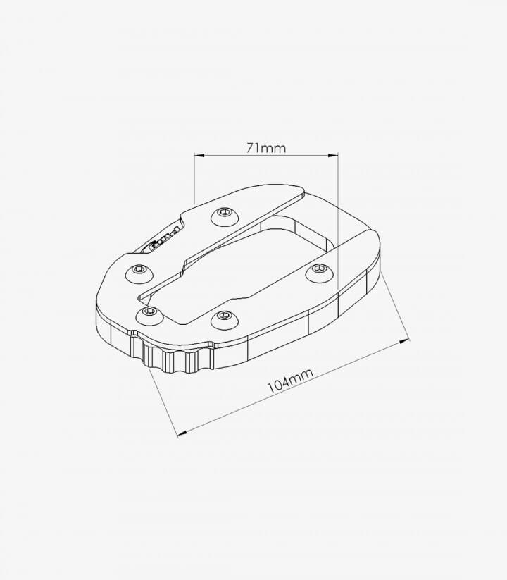 Extensión Pata de Cabra Puig 20208N Varios modelos de Ducati