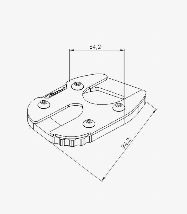 Extensión Pata de Cabra Puig 20677N Varios modelos de Yamaha