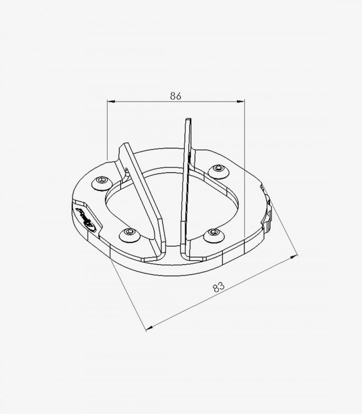 Puig Kickstand Extension 20762N Yamaha XT1200Z/ZE Super Tenere (14-20)