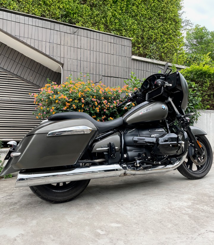 Ironhead HC2-1C exhaust for BMW R 18 B (RH18 RH18R) color Chrome plated