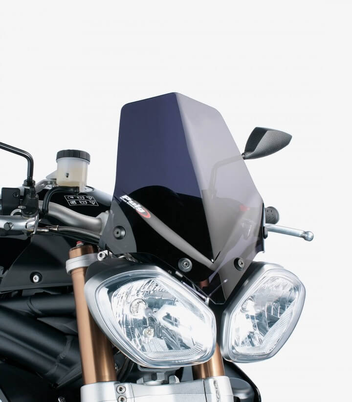 Cúpula Puig Naked New Generation Sport Triumph Speed / Street Triple/R Ahumado oscuro 5658F
