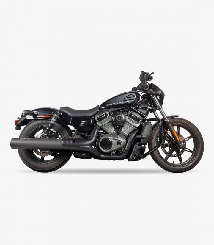 Auspuff Ironhead HC2-2B für Harley-Davidson Nightster 975 (RB1/RB1R) (22-24) in der Farbe Schwarz