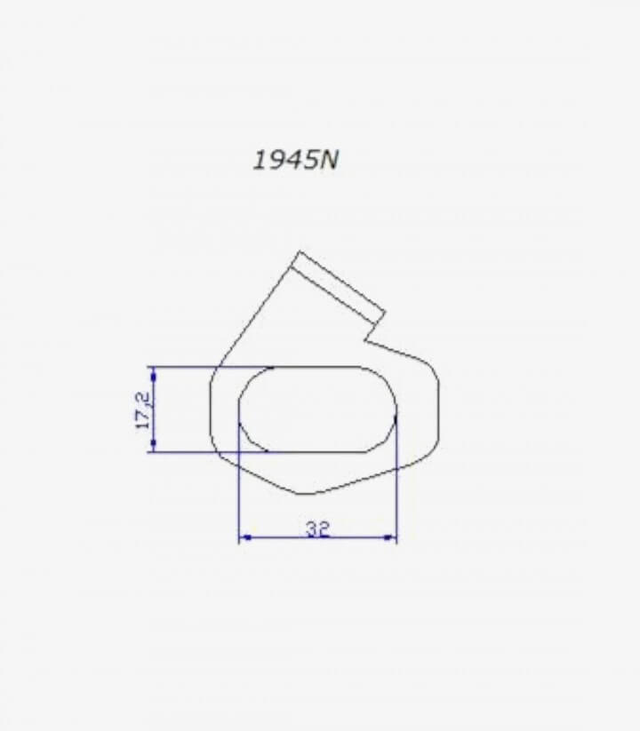 Blinkerhalter Original 1945N für Puig Kennzeichenhalter, passend für Honda CB500F (19-24), CBR1000RR-R Fireblade (20-23), CBR500