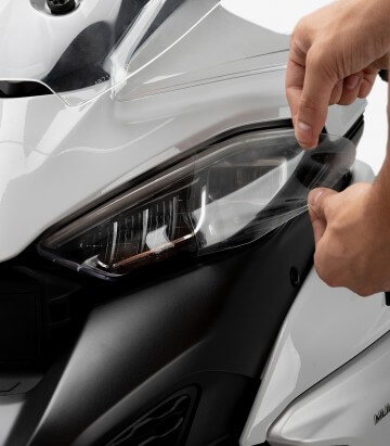 Protector de faro adhere Puig 20761W para Ducati Multistrada V4/V4S (21-25)