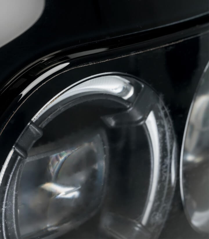 Puig Adhere Headlight Protector 21439W for Ducati Desert X (22-25)