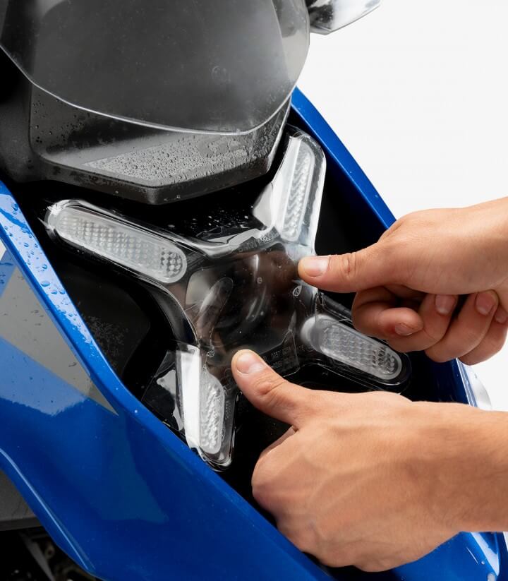 Protector de faro adhere Puig 21854W para BMW R1300GS (23-25)