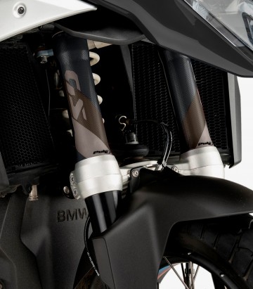 Gabelschutz-Kit Puig 22051N Schwarz für several BMW and Yamaha models