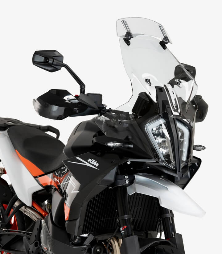 Windschild Puig Touring mit Visier KTM 890 SMT (23-26) Klar 21992W
