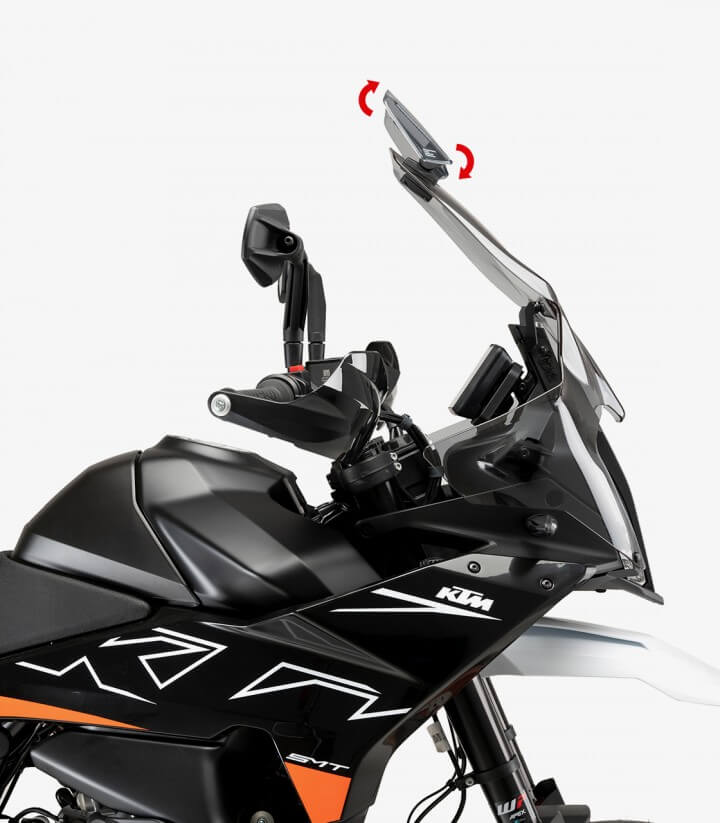 KTM 890 SMT (23-24) Puig Touring with visor Smoked Windshield 21992H