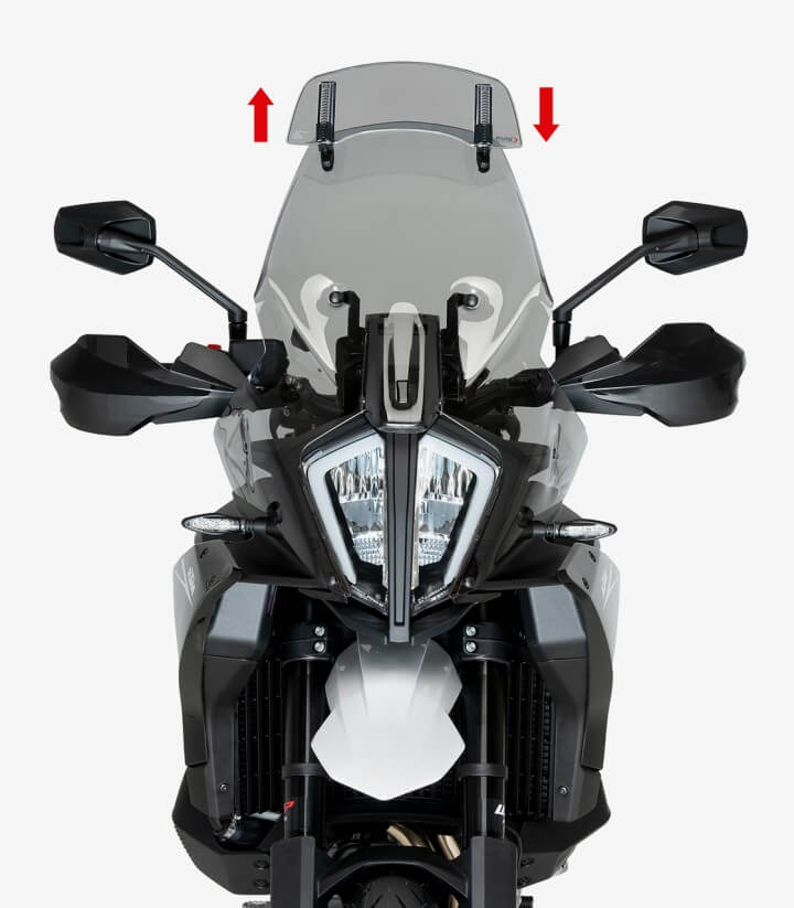 Cúpula Puig Touring con visera KTM 890 SMT (23-24) Ahumado 21992H