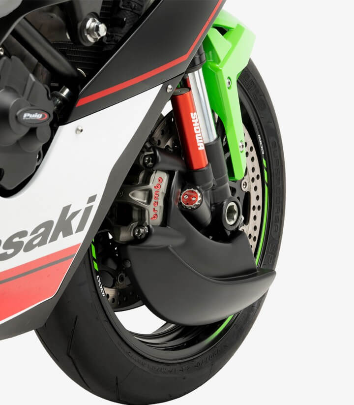 Bremsenkühler Puig 21452J Mattschwarz Kawasaki ZX-10R (16-26), ZX-10RR (17-26)