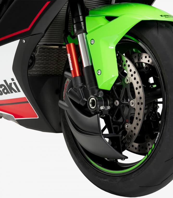 Enfriador de freno Puig 21452J color Negro mate para Kawasaki ZX-10R/RR (16-25)
