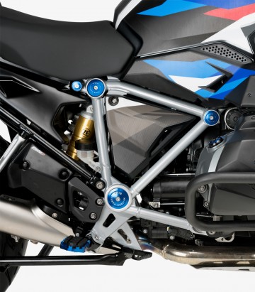 Tapas chasis de aluminio 21432A Puig BMW R1200/1250GS (13-24) Azul