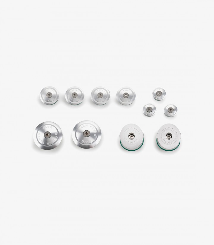 Tapas chasis de aluminio 21432P Puig BMW R1200/1250GS (13-24) Plata