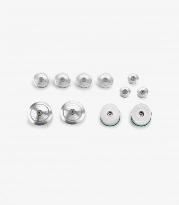 Tapas chasis de aluminio 21432P Puig BMW R1200/1250GS (13-24) Plata