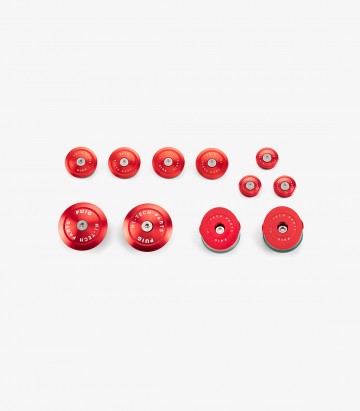 Tapas chasis de aluminio 21432R Puig BMW R1200/1250GS (13-24) Rojo