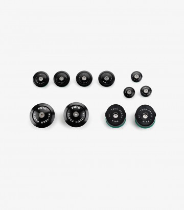 Tapas chasis de aluminio 21536N Puig BMW R1250R (18-25) Negro