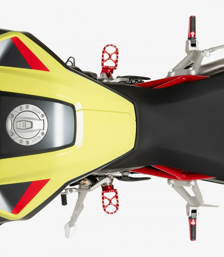 Off-road Footpegs 21195R Puig Multiple modelos of BMW Red