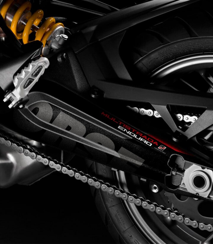 Kit Protector Basculante 20213N Puig Ducati Multistrada 1200 (16-18). 1260 Enduro (19-20) Negro