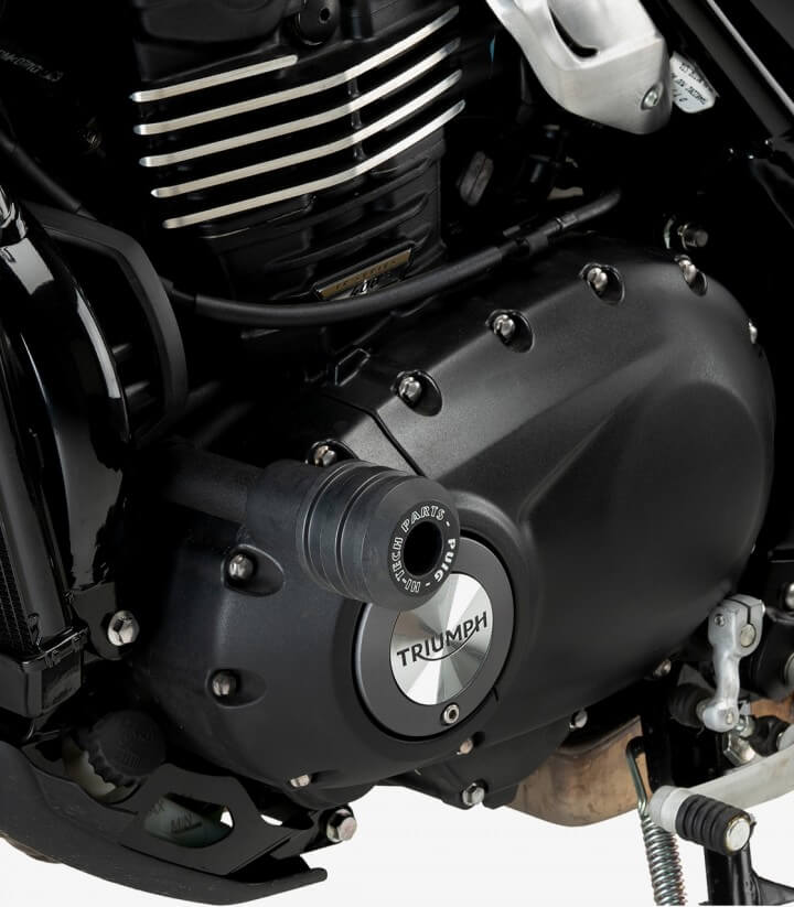 Topes anticaída Vintage 2.0 Puig 22027N para Triumph Speed 400 / Scrambler 400X (24-25).