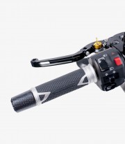 Silver Radikal motorcycle grips by Puig