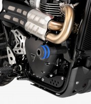 Topes anticaída Vintage 2.0 Puig 22185N para Triumph Scrambler 1200X/XE (24-25).
