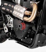 Topes anticaída Vintage 2.0 Puig 22185N para Triumph Scrambler 1200X/XE (24-25).
