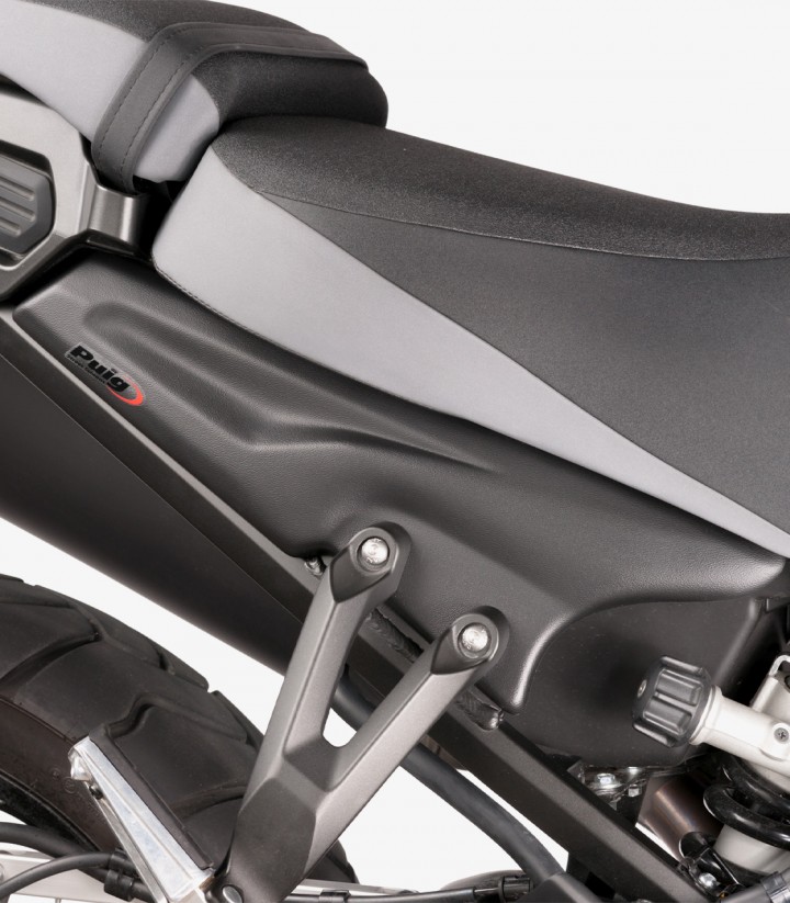 Tapas Laterales Puig 6804J para Yamaha XT1200ZE Super Tenere (19-20), XT1200Z (10-20) Negro mate 