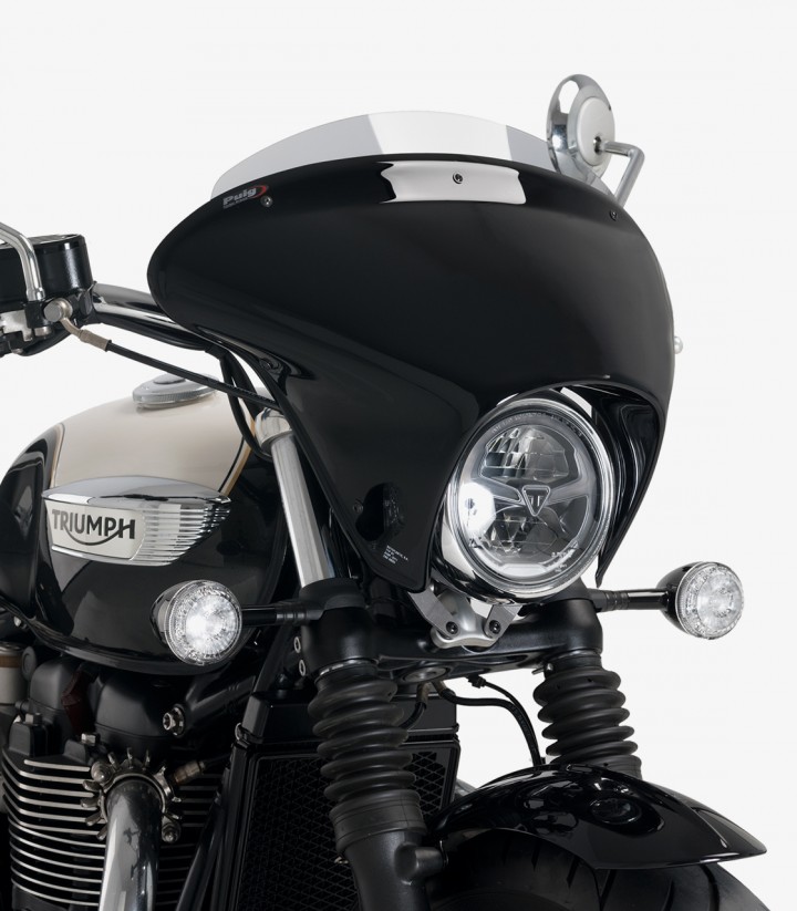 Triumph Bonneville Speedmaster (18-25) Puig Batwing SML Sport Smoked Windscreen 21116H