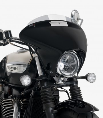 Triumph Bonneville Speedmaster (18-25) Puig Batwing SML Sport Smoked Windscreen 21116H