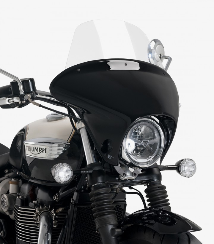 Triumph Bonneville Speedmaster (18-25) Puig Batwing SML Touring Transparent Windscreen 21117W