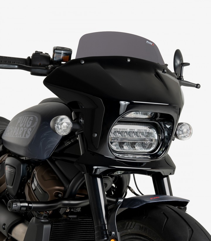Harley Davidson Sportster S RH1250S (21-24) Puig Fury Touring Dark smoked Semi-fairing 21581F