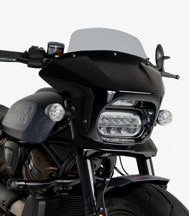 Semicarenado Puig Fury Touring Harley Davidson Sportster S RH1250S (21-24) Ahumado 21581H