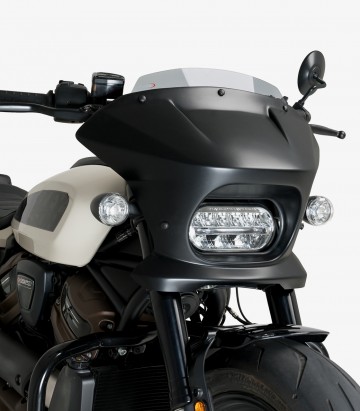 Harley Davidson Sportster S RH1250S (21-24) Puig Fury Sport Smoked Semi-fairing 21587H