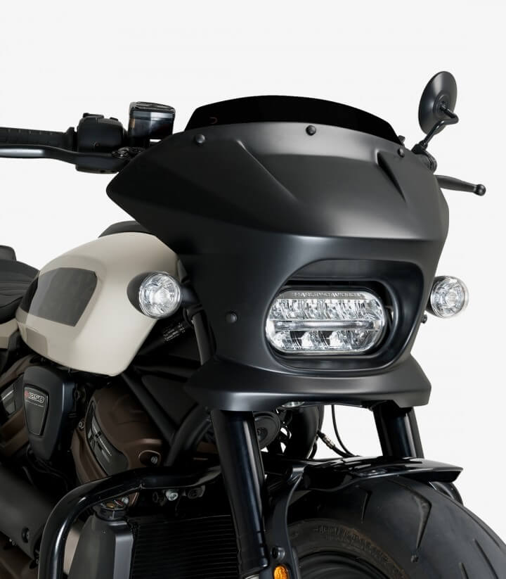 Semicarenado Puig Fury Sport Harley Davidson Sportster S RH1250S (21-24) Negro 21587N