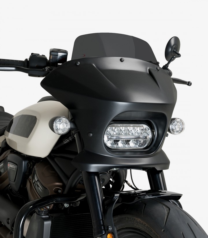 Harley Davidson Sportster S RH1250S (21-24) Puig Fury Touring Dark smoked Semi-fairing 21588F